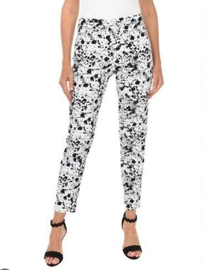 🎉⚡️ 5 for $25 🛍️‼️
Black & White Abstract Splatter Print Ankle Pants z. L